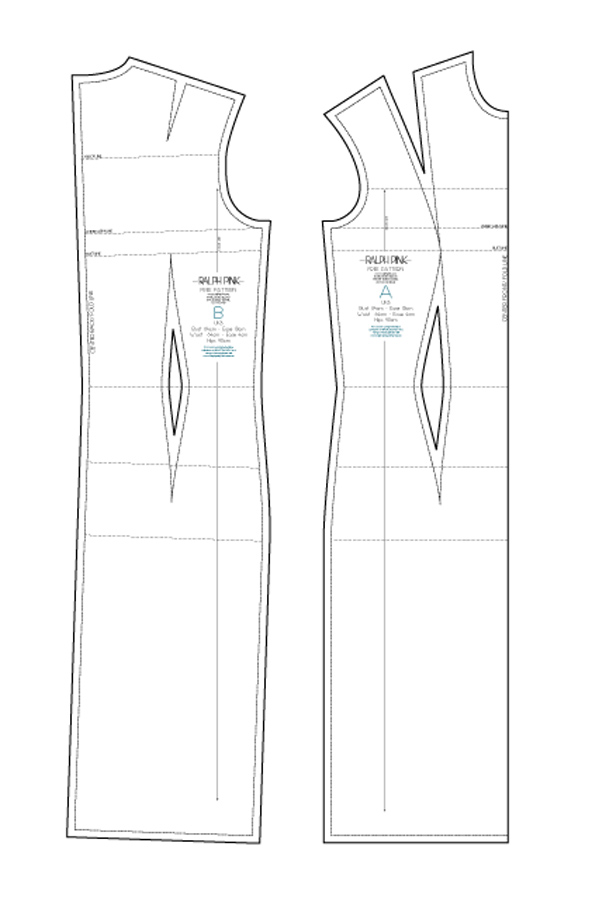 AlvaForm PLUS SIZE (Sizes 14-36) Basic Dress Pattern Blocks / Slopers –  HAUS OF VINING